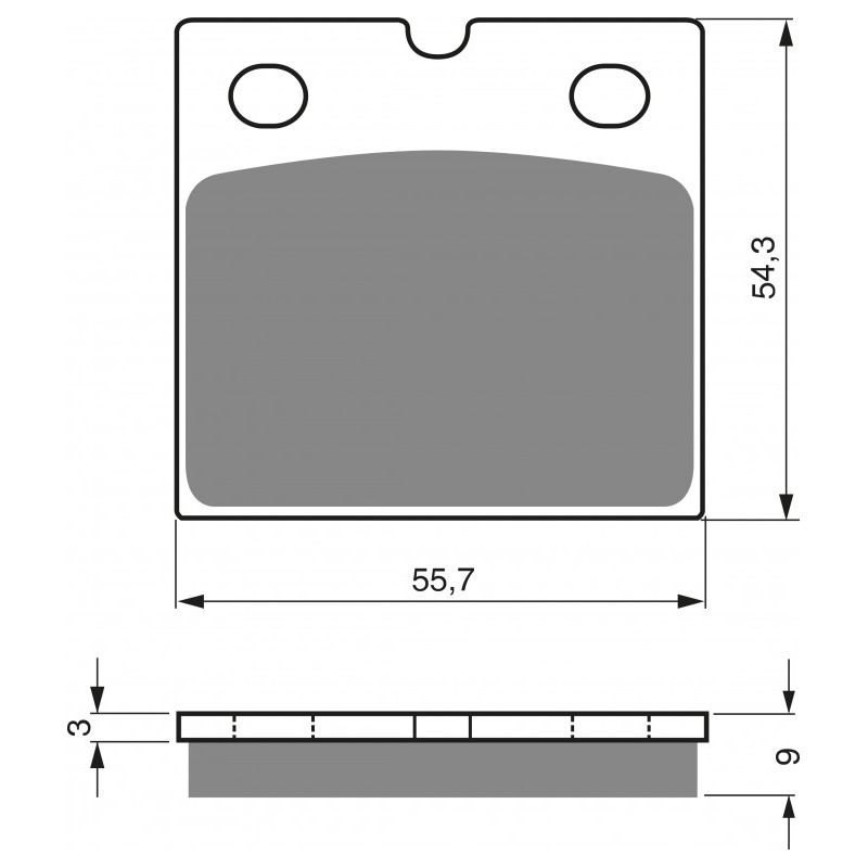 Brake pads GOLDFREN S3