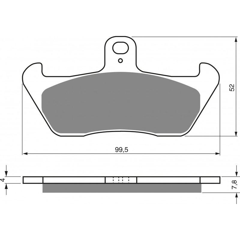 Brake pads GOLDFREN AD  OFF-ROAD FRONT