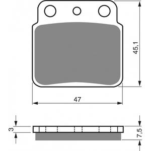 Brake pads GOLDFREN 092 AD