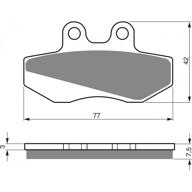 Brake pads GOLDFREN AD  STREET