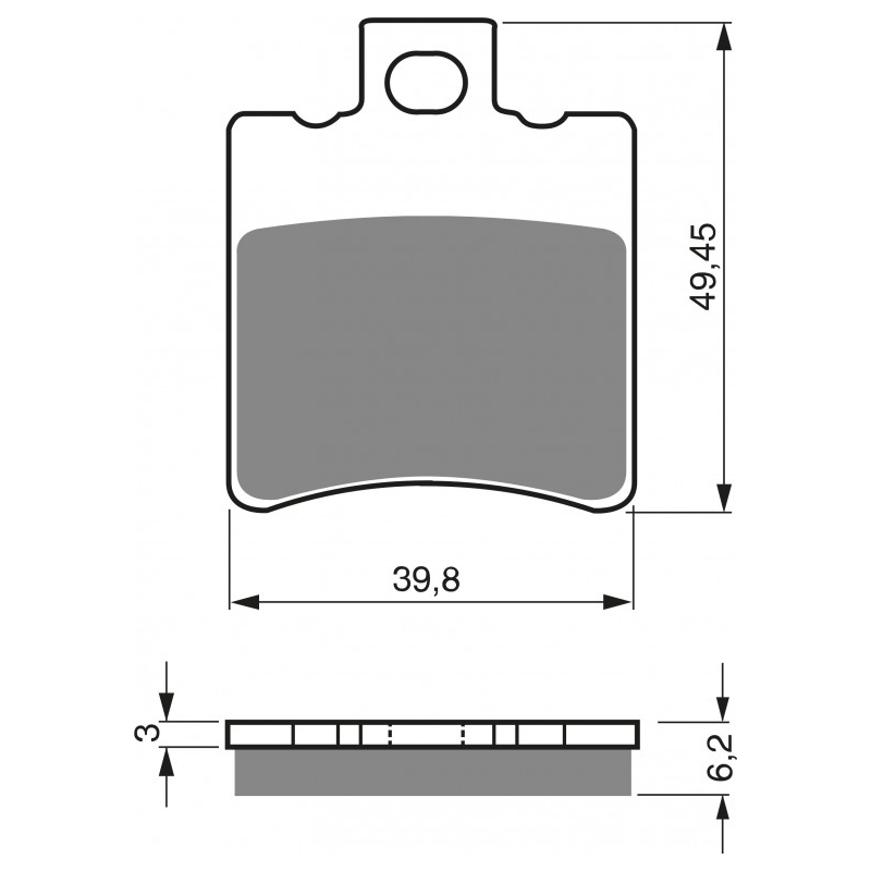 Brake pads GOLDFREN S3