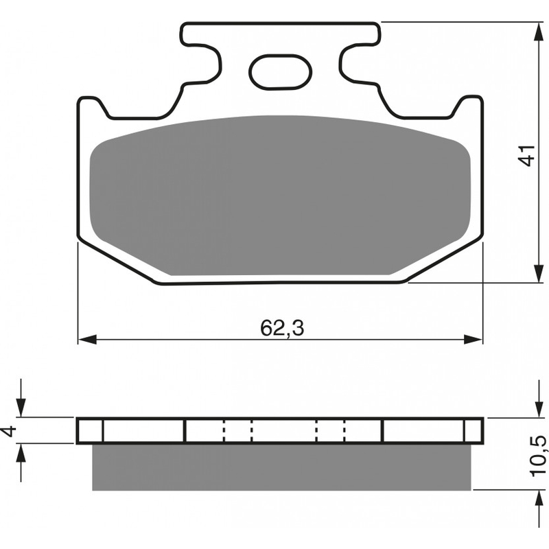 Brake pads GOLDFREN AD