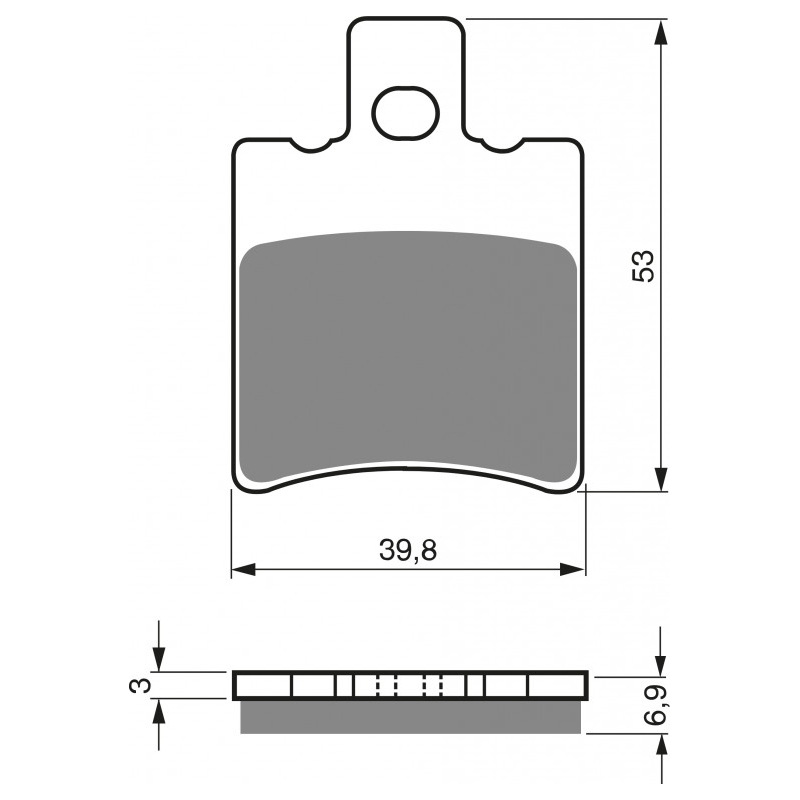 Brake pads GOLDFREN AD