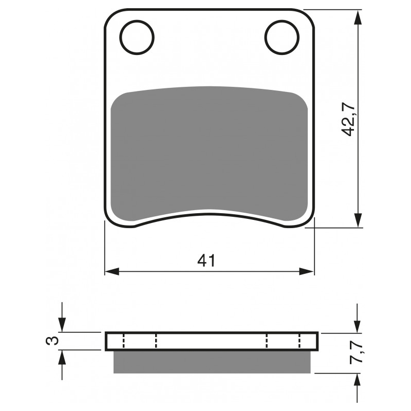 Brake pads GOLDFREN AD