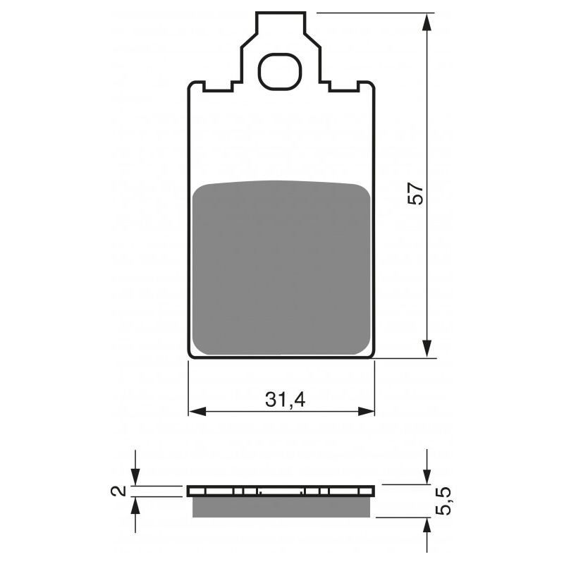 Brake pads GOLDFREN AD