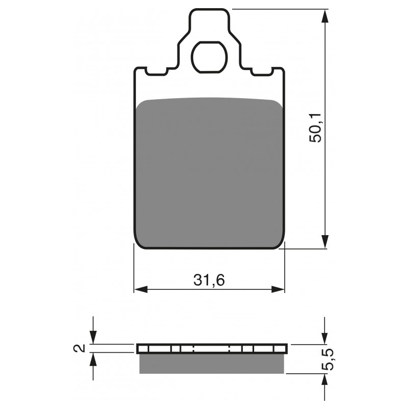 Brake pads GOLDFREN S3