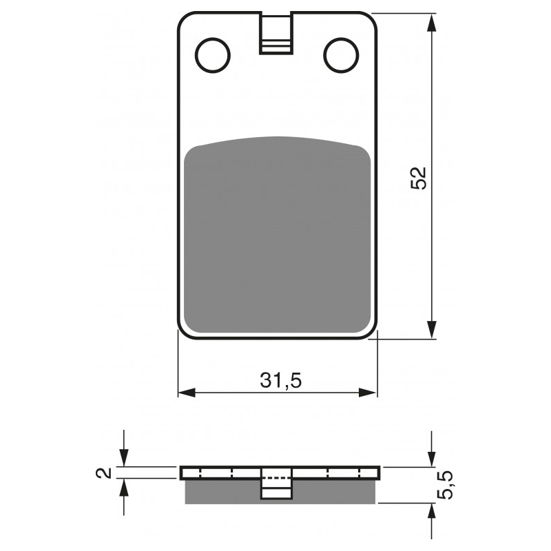 Brake pads GOLDFREN AD