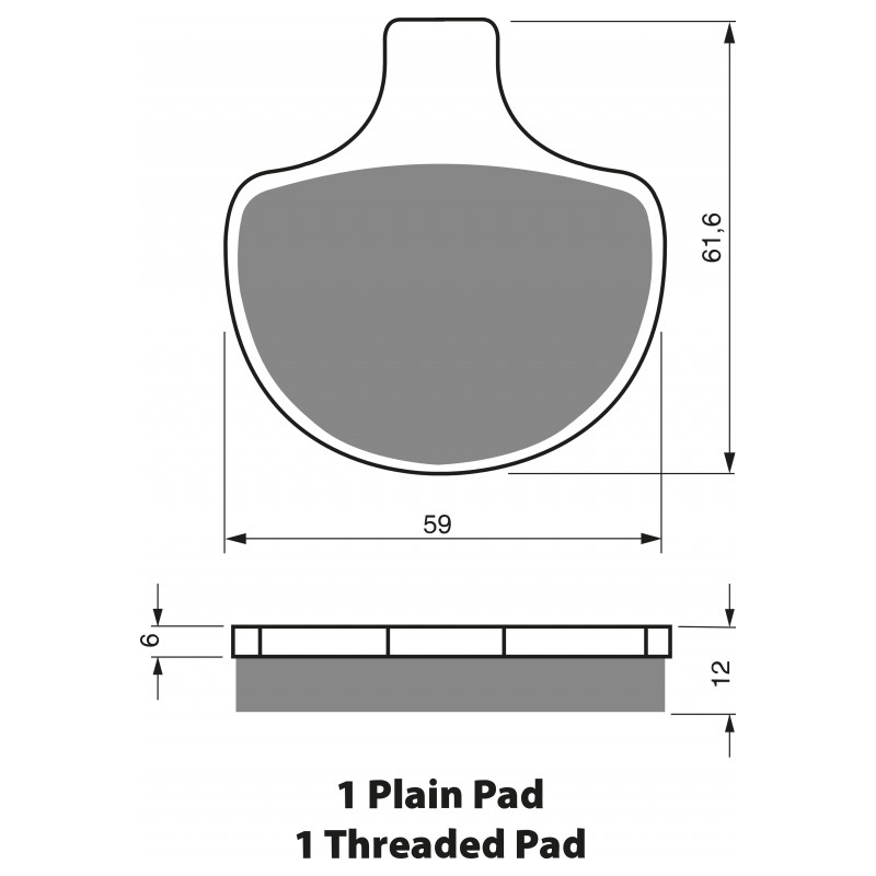 Brake pads GOLDFREN S33 STREET FRONT