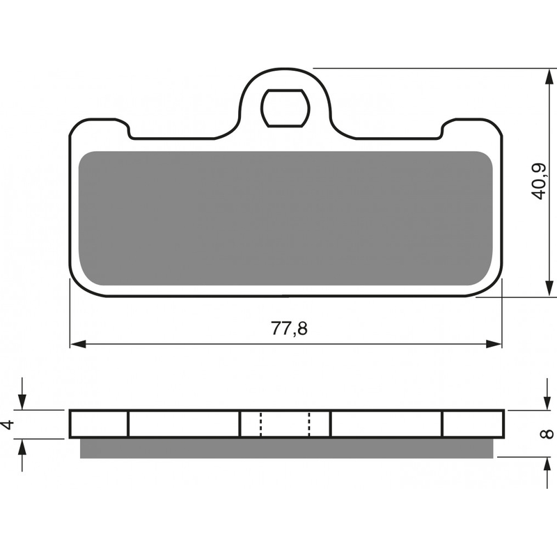 Brake pads GOLDFREN S33 STREET FRONT