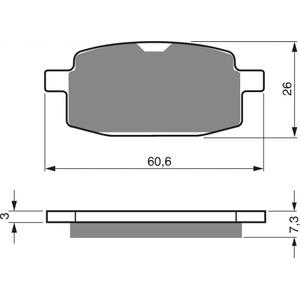 Brake pads GOLDFREN 114 K5