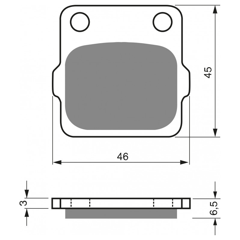 Brake pads GOLDFREN K1