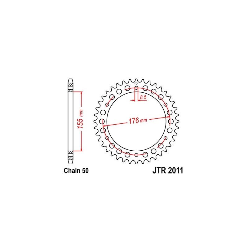 Rear sprocket JT 42T, 530 wyprzedaż