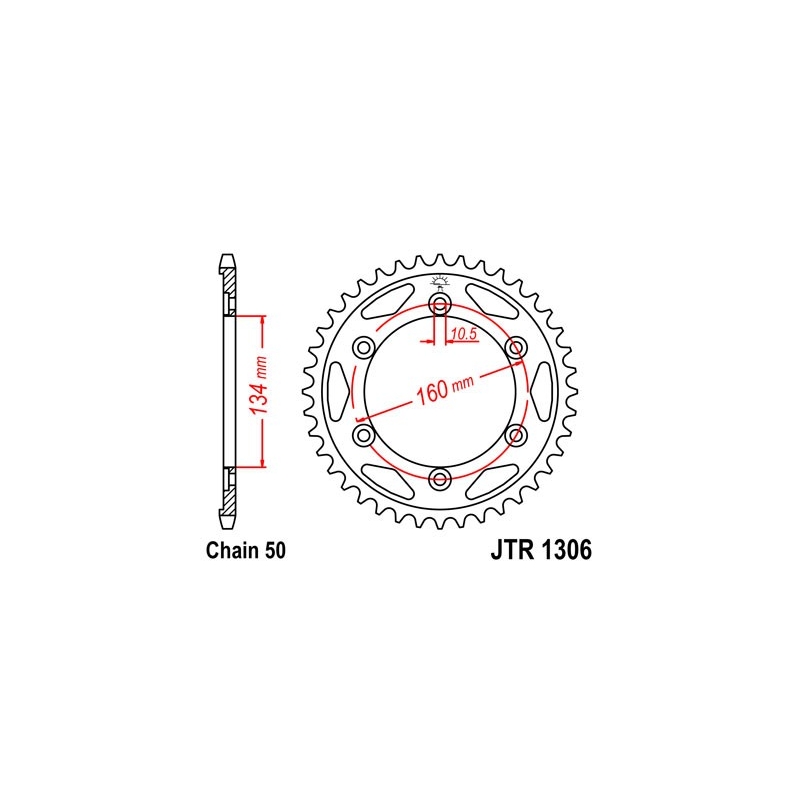 Rear sprocket JT 43T, 530 wyprzedaż