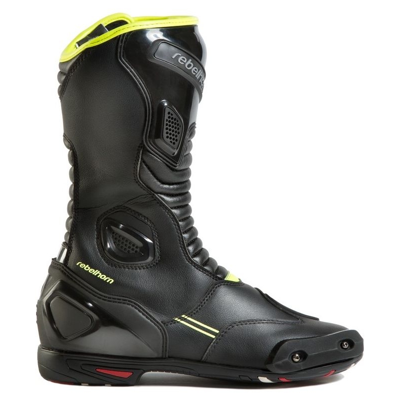 Buty motocyklowe Rebelhorn Trip ST CE czarno-fluo żółte wyprzedaż