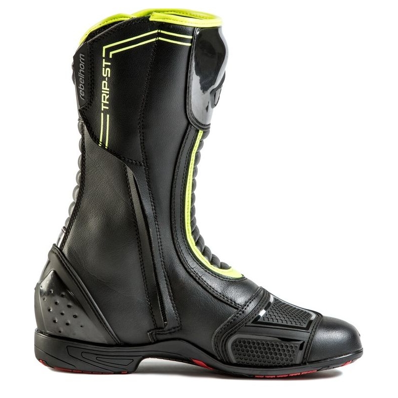 Buty motocyklowe Rebelhorn Trip ST CE czarno-fluo żółte wyprzedaż