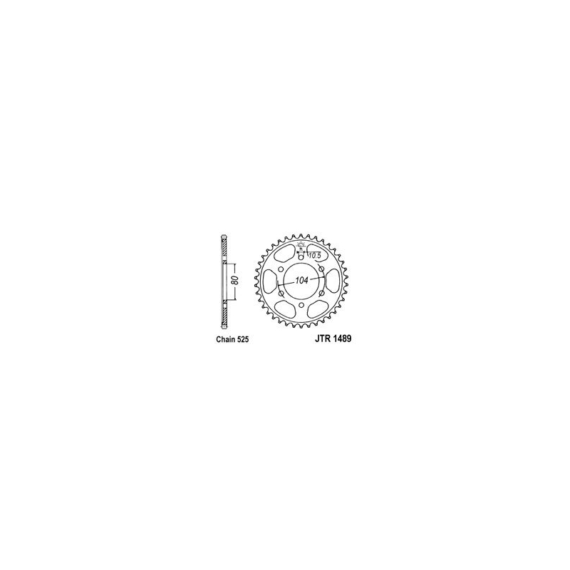 Rear sprocket JT 46T, 525 wyprzedaż