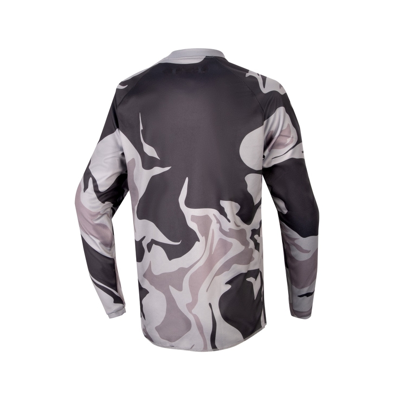 Dziecięca koszulka motocrossowa Alpinestars Racer Tactical 2024 black camo-fluo yellow-black