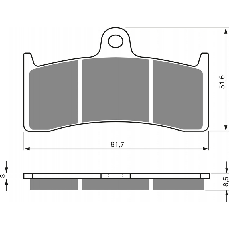 Brake pads GOLDFREN S3