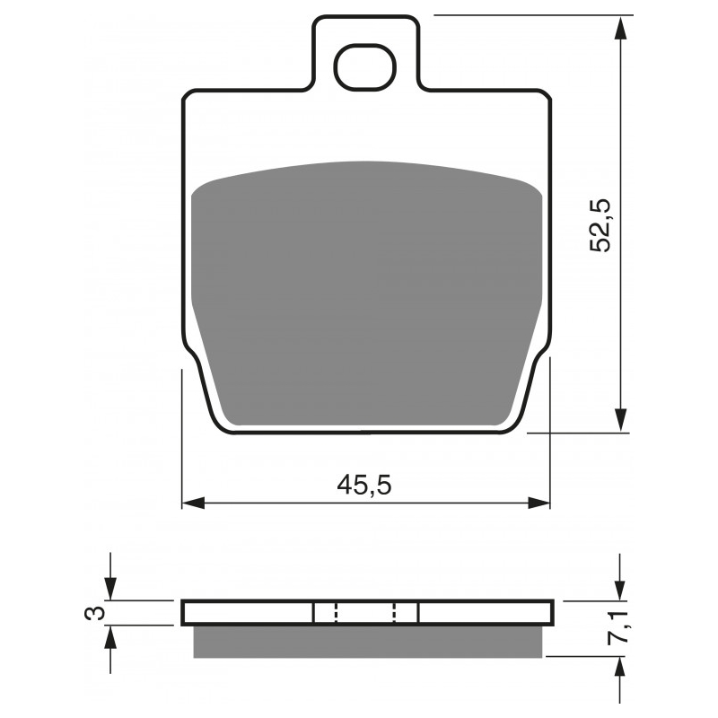 Brake pads GOLDFREN S3