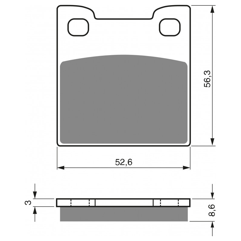 Brake pads GOLDFREN AD  STREET
