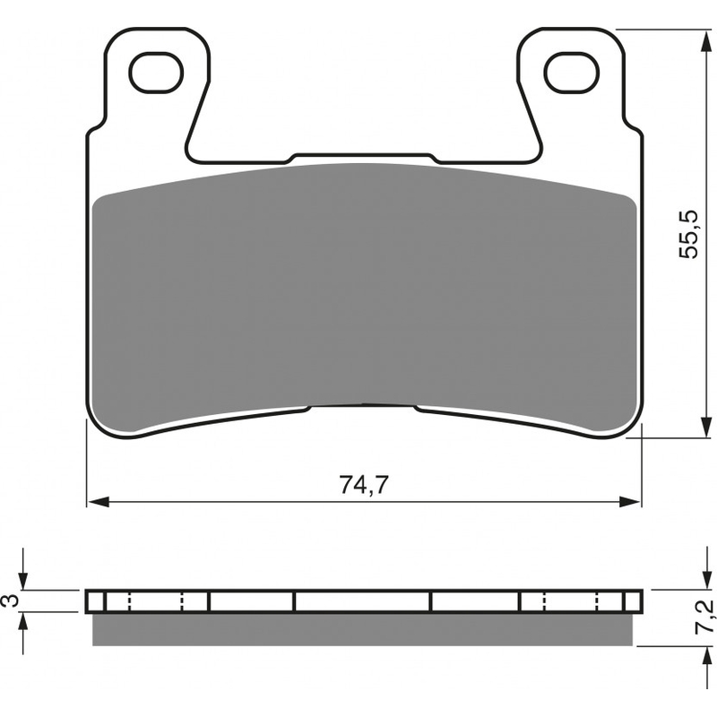 Brake pads GOLDFREN AD  STREET