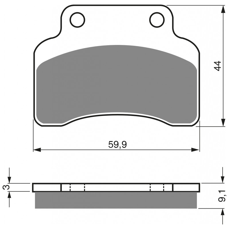 Brake pads GOLDFREN AD  STREET
