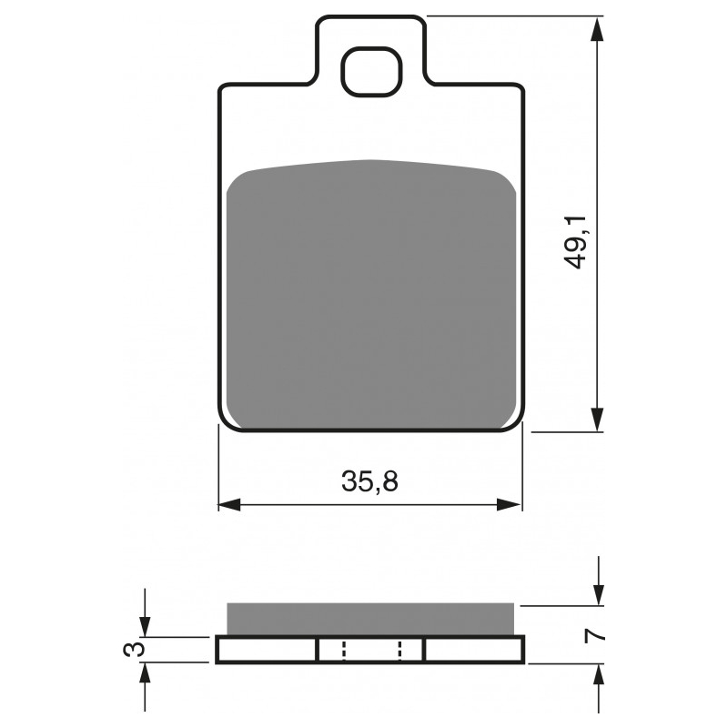 Brake pads GOLDFREN S3