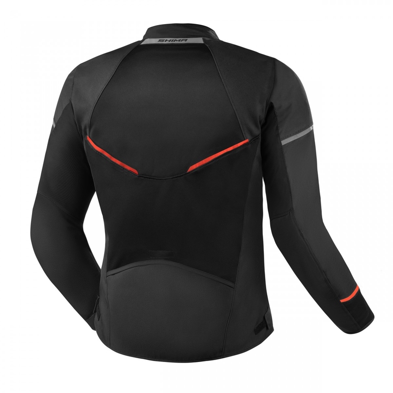 Kurtka motocyklowa Shima X-MESH 2.0 czarno-czerwona