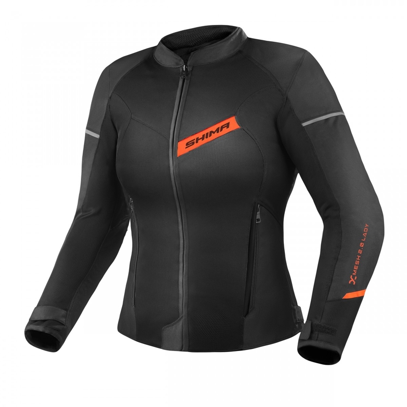 Damska kurtka motocyklowa Shima X-MESH 2.0 czarno-czerwona