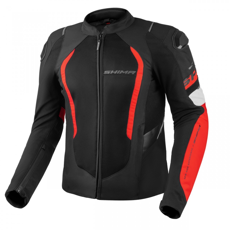 Kurtka motocyklowa Shima MESHPRO 2.0 czarno-czerwona