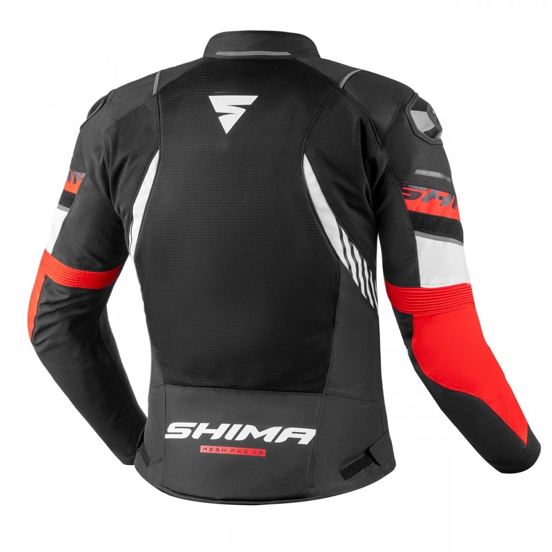 Kurtka motocyklowa Shima MESHPRO 2.0 czarno-czerwona