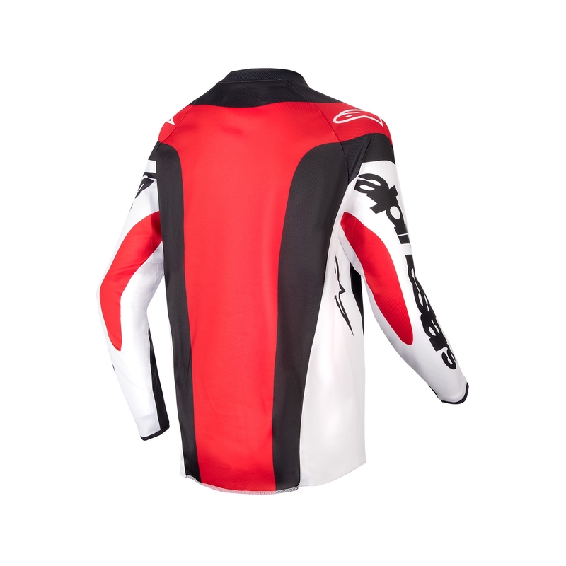 Dziecięca koszulka motocrossowa Alpinestars Racer Ocuri 2024 czerwono-biało-czarna