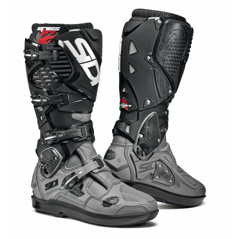 Buty motocyklowe SIDI CROSSFIRE 3 SRS  szaro-czarne