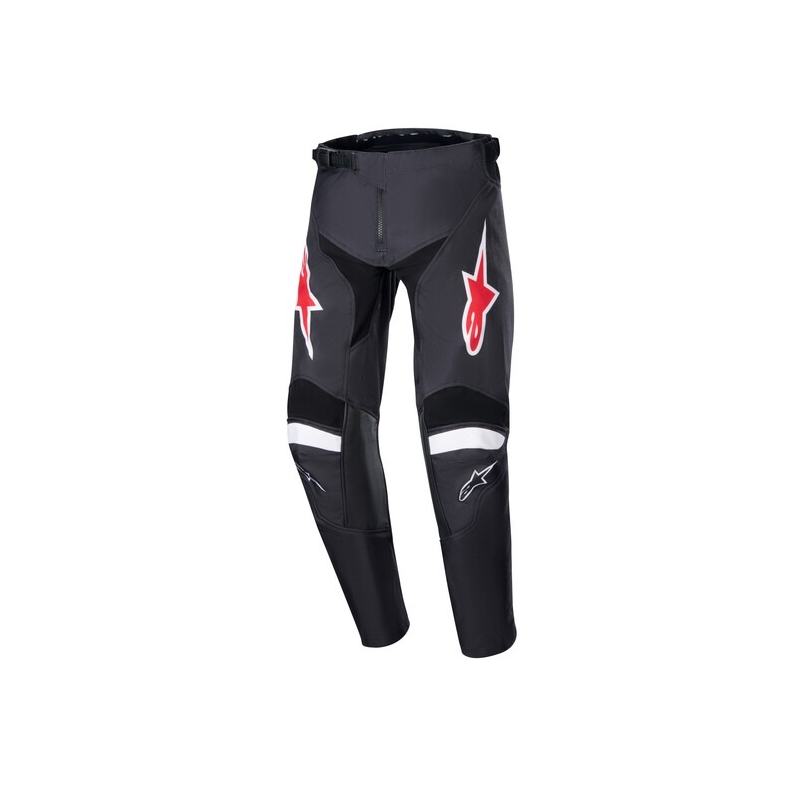 Spodnie motocrossowe dla dzieci Alpinestars Racer Lucent w kolorze czarno-biało-czerwonym