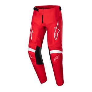Spodnie motocrossowe Alpinestars Racer Lurv 2024 Kids czerwono-białe