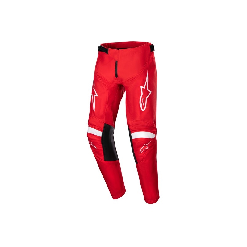 Spodnie motocrossowe Alpinestars Racer Lurv 2024 Kids czerwono-białe