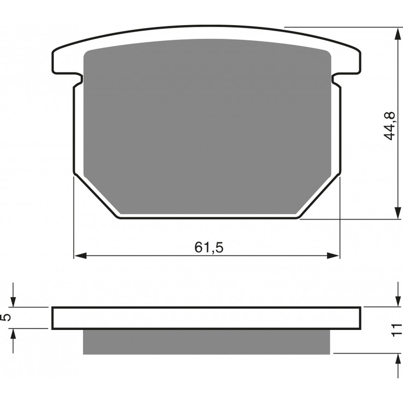 Brake pads GOLDFREN AD  OFF-ROAD FRONT