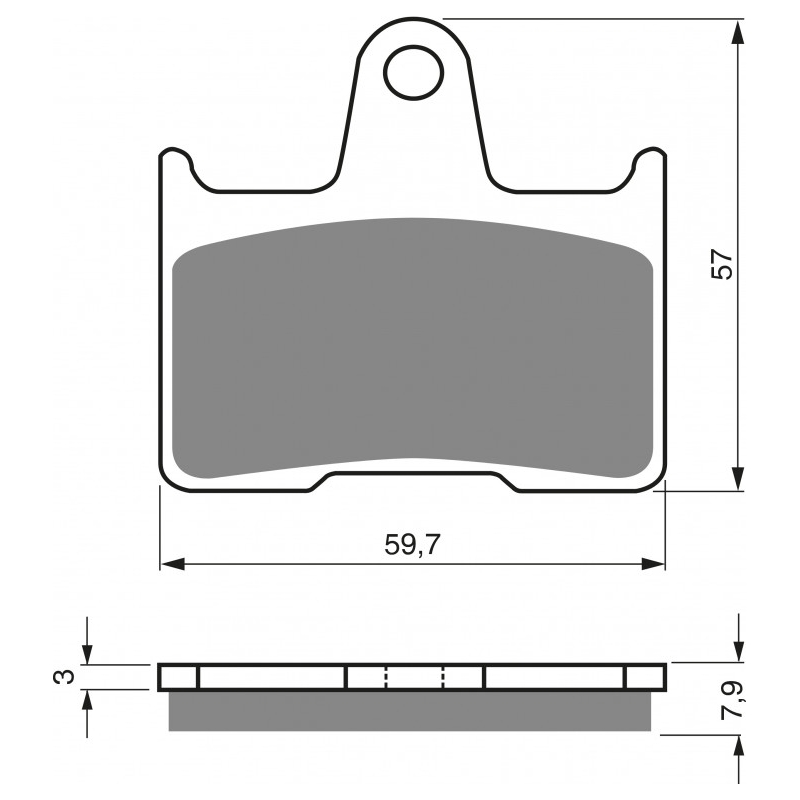 Brake pads GOLDFREN AD  STREET