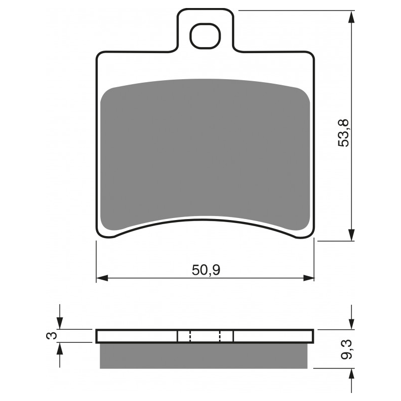 Brake pads GOLDFREN AD  STREET