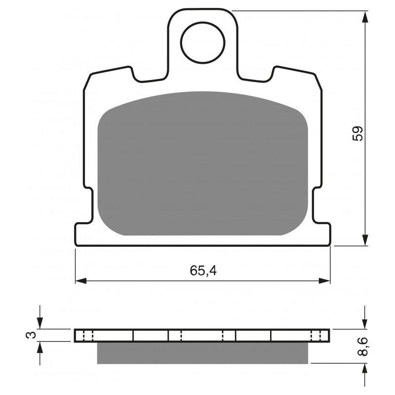 Brake pads GOLDFREN AD  OFF-ROAD FRONT