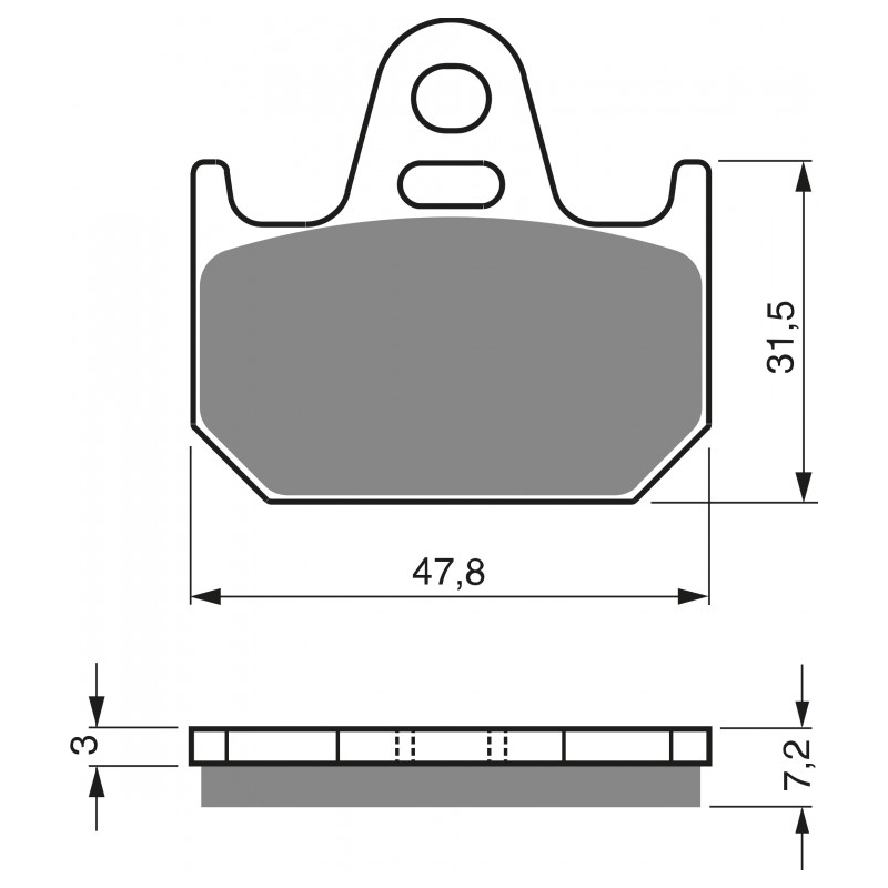 Brake pads GOLDFREN AD  STREET
