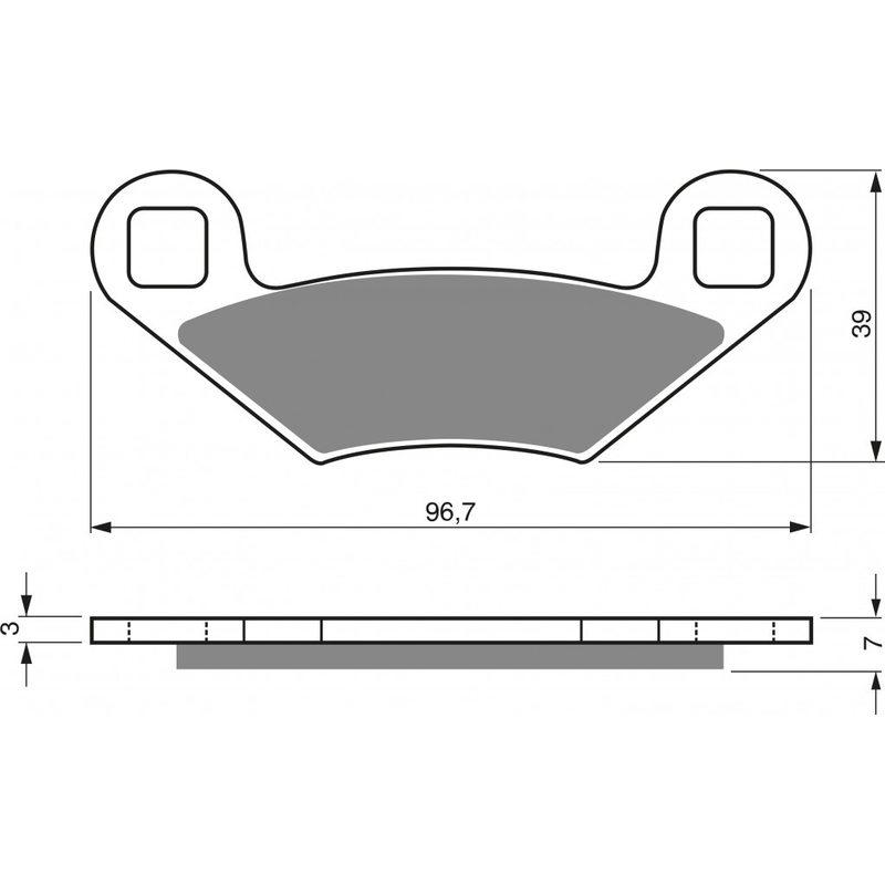 Brake pads GOLDFREN AD  OFF-ROAD FRONT