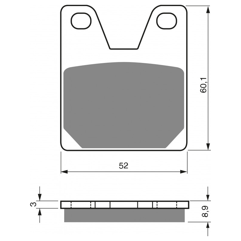 Brake pads GOLDFREN AD  STREET