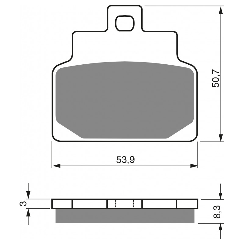 Brake pads GOLDFREN S3