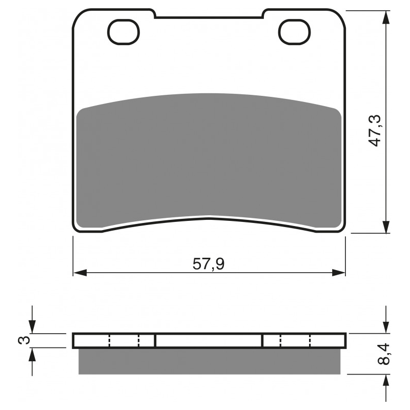 Brake pads GOLDFREN AD  OFF-ROAD FRONT