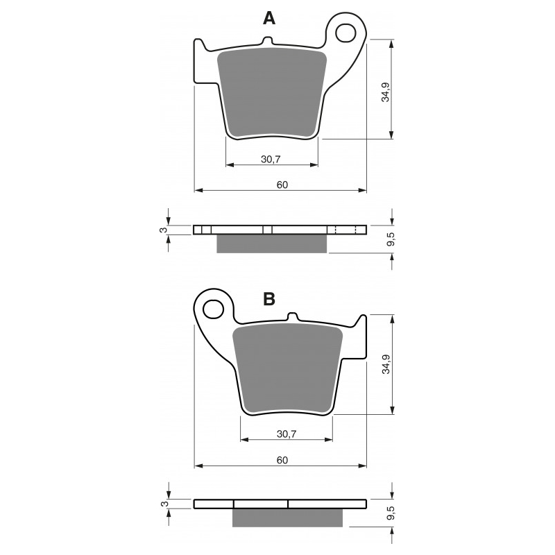 Brake pads GOLDFREN AD