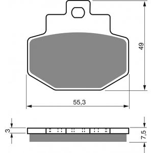 Brake pads GOLDFREN 186 S3