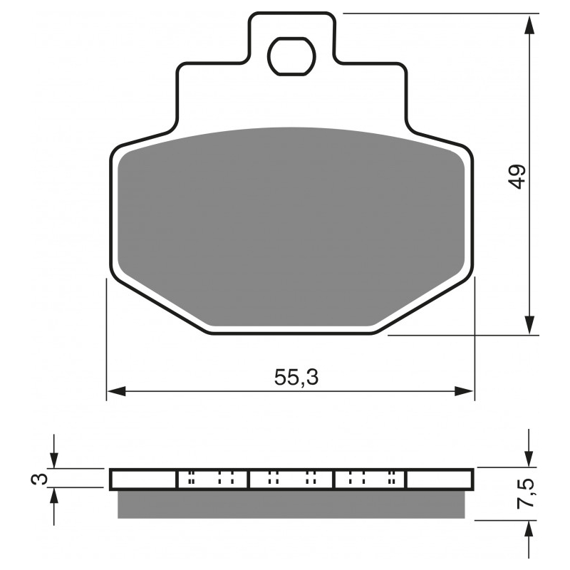 Brake pads GOLDFREN S3