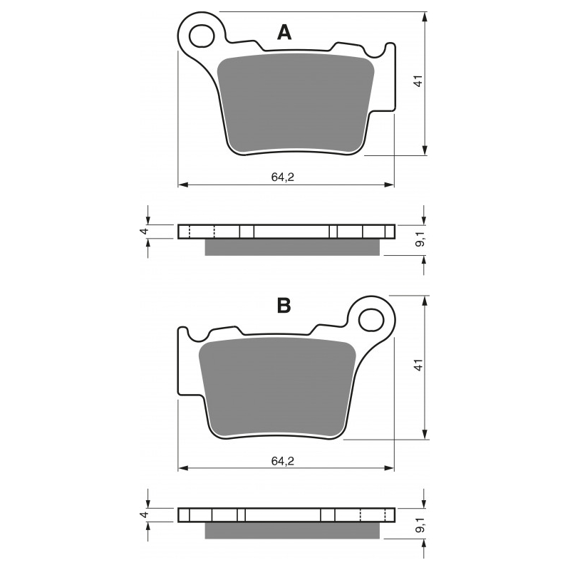 Brake pads GOLDFREN AD