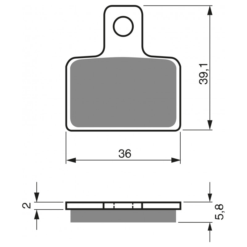 Brake pads GOLDFREN K5